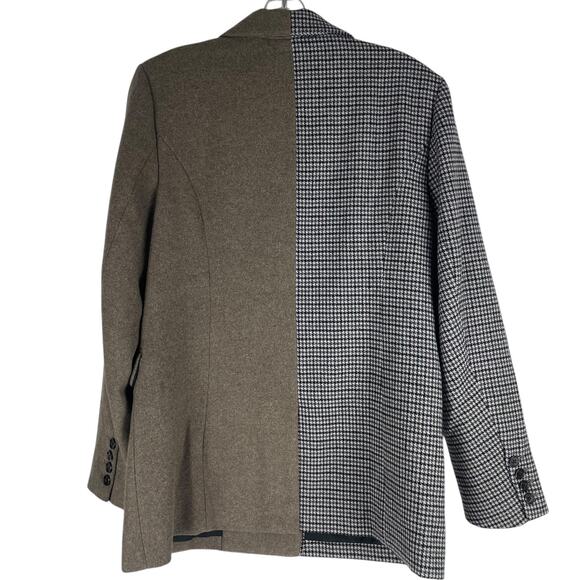 Rails Cody Double Breasted Blazer Mixed Mini Check Pattern Size M - Picture 8 of 12